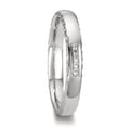 Partnerring 950 platina diamant 0.02 ct, 5 stenar, w-si