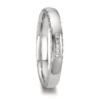 Partnerring 950 platina diamant 0.02 ct, 5 stenar, w-si