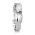 Anillo de pareja 750/oro blanco de 18 quilates