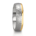 Anillo de pareja Plata, oro rosa de 585/14 kt Bicolor