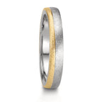 Partnerring Edelstahl, 375/9 K Gelbgold