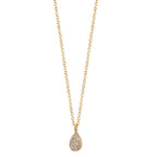 Collier 750/18 K Gelbgold Diamant 0.04 ct, 9 Steine, w-si 42-45 cm verstellbar