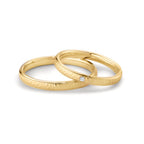Anillo de pareja 750/oro amarillo de 18 quilates Diamante 0.014 ct, w-si