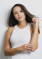 Collier rostfritt stål ros IP-belagd 40-43 cm Ø3 mm